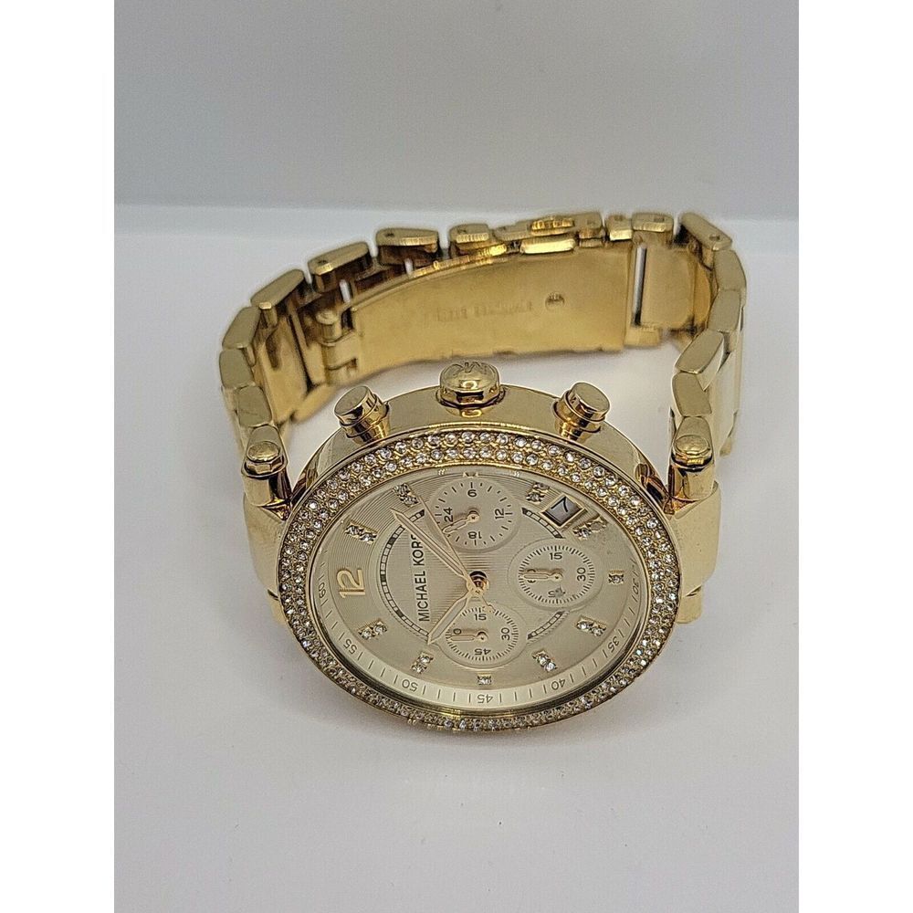 Michael Kors Parker MK5354 Women Stainless Steel Analog Dial Quartz Watch AM127 - Picture 7 of 10
